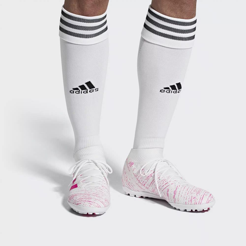 Adidas Nemeziz Tango 18.3 Turf Tenis De Futbol Blancos Para Hombre (MX-94692)
